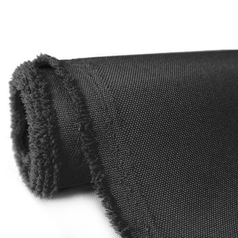 Heavy Duty Waterproof Canvas Fabric 58 Inch for Outdoor & Indoor Use - Black