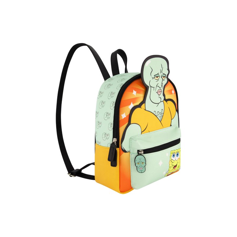 SpongeBob SquarePants Mini Backpack - Kids Travel Bag with Adjustable Straps