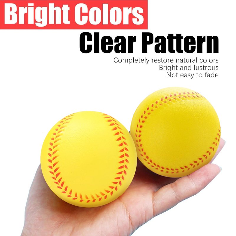 Foam Baseballs for Training & Practice - Safe Indoor & Outdoor Play