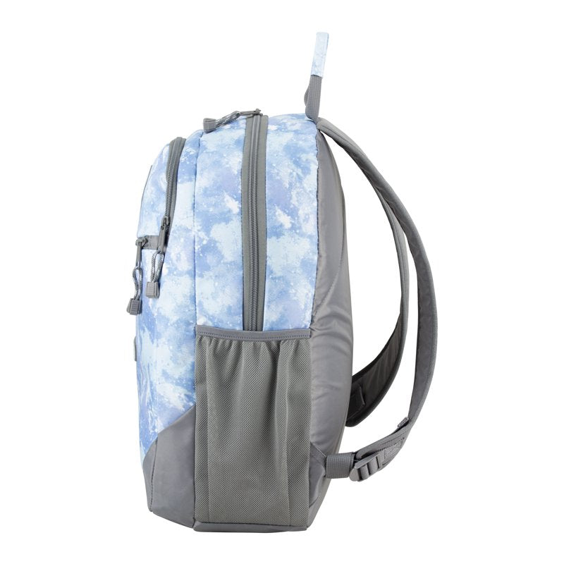 Unisex 18-Inch Sports Backpack with Water-Resistant Bottom and Laptop Sleeve