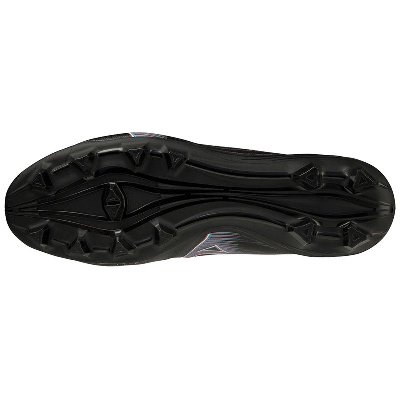 Mizuno Alpha Select Junior Soccer Cleat - Black/Ignition Red, 3