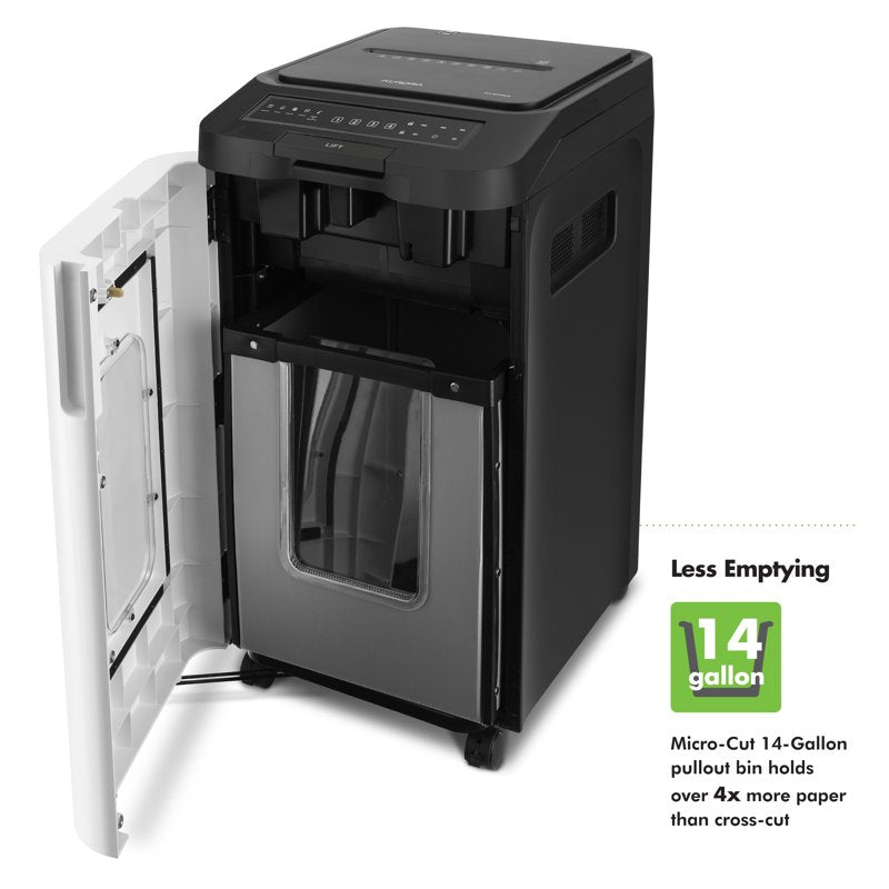 Aurora Commercial 400-Sheet Auto Feed Micro-Cut Paper Shredder Security Level P-5