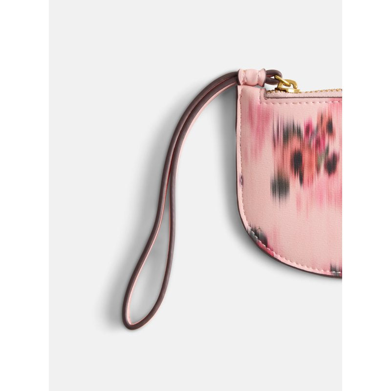 Women's Wristlet Wallet with Zip Top and Wrist Strap - Multiple Colors