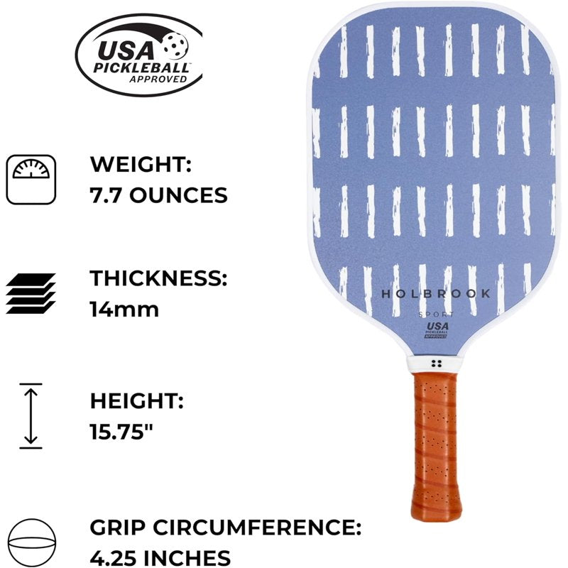 Holbrook Alta Pickleball Paddle - Sport Series USA Approved, One Size