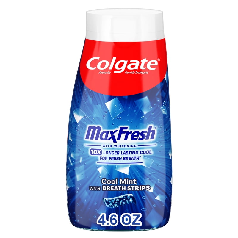 Multipack Fluoride Toothpaste with Fresh Mint Flavor 4.6 oz