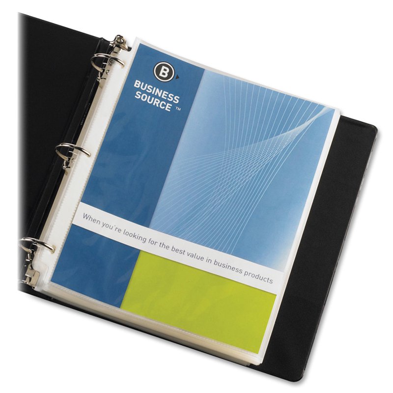 Top-Loading Sheet Protectors - Clear, 50 Pack, Letter Size, Non-Glare