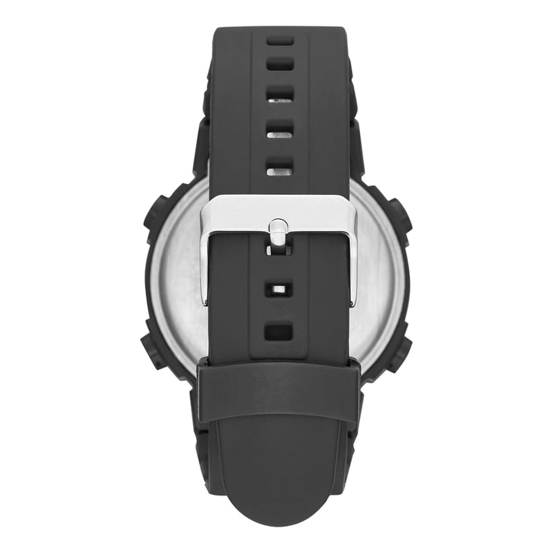 Men's Digital Watch with Black Case & Plastic Band - Sport & Casual