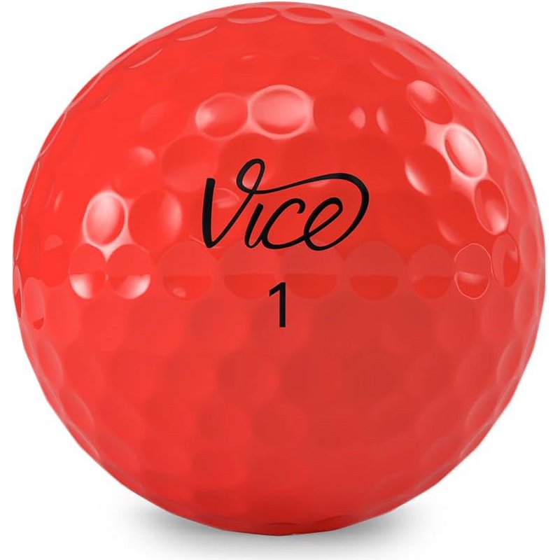 (2 Pack) Vice Pro Golf Balls Neon Red - 12pk, Variation: Neon Red, 2 Pack, 2026