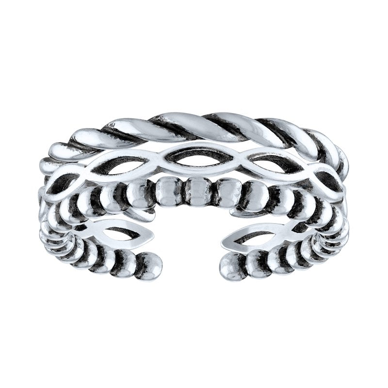 Sterling Silver Stack Ring Set for Women - Fine Jewelry Gift