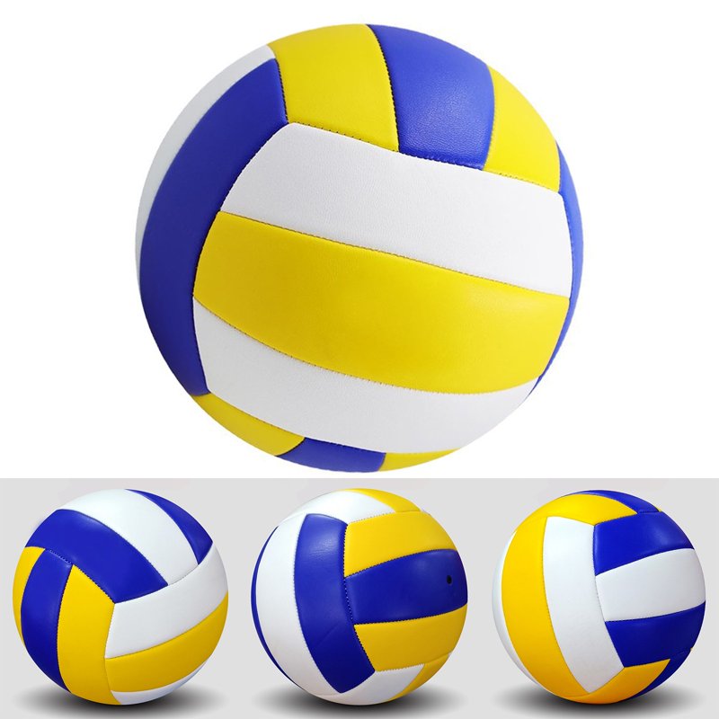Size 5 Volleyball for Indoor & Outdoor Play - High-Quality PVC & Rubber