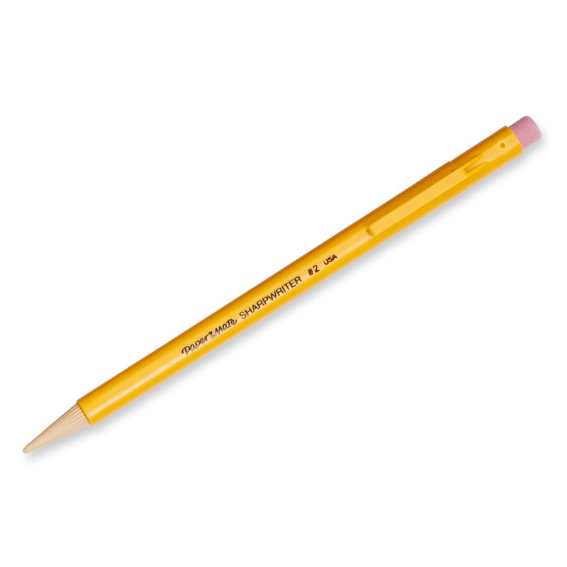 Mechanical Pencils 0.7mm HB #2 Yellow - Pack of 12