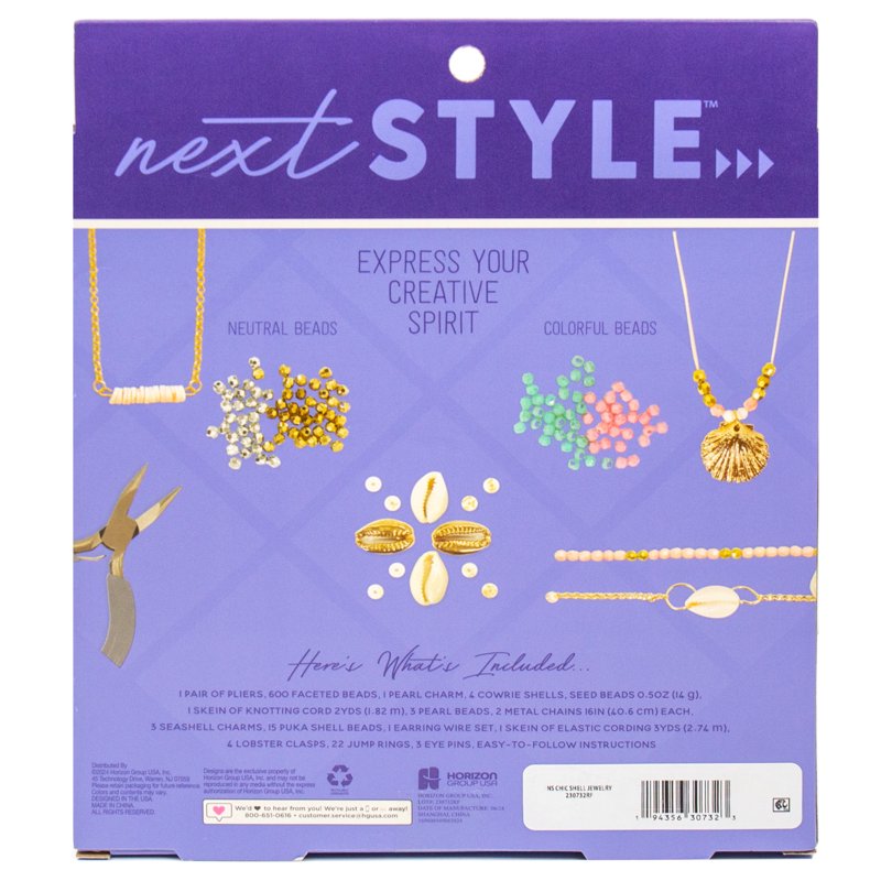 DIY Seashell Jewelry Set for Kids and Teens - Beach-Inspired Accessories Kit