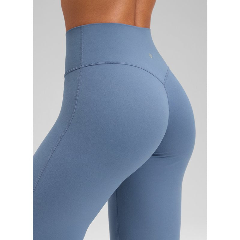 No Front Seam Wide Leg Yoga Pants for Women - Softretch Fabric, High Waist, 30 Inch Inseam