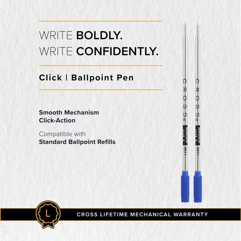 Cross Click™ Retractable Ballpoint Pen - Elegant Writing Instrument