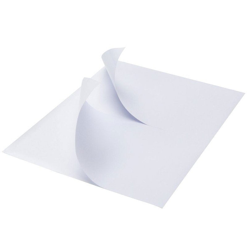 Self-Adhesive Half Sheet Shipping Labels for Laser & Inkjet Printers - 8.5 x 5.5 Inches, Blank Address Labels, Bulk Pack