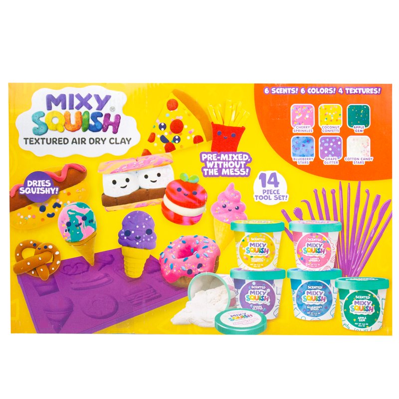 Kids Scented Air-Dry Clay Snack Shop Kit for Creative Play Ages 3+