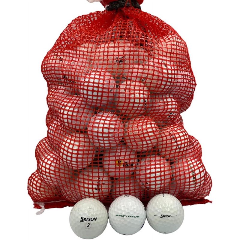 Srixon 72 Recycled Golf Balls Mesh Bag - 3A/2A Condition | Golf Ball Planet Variation: Srixon
