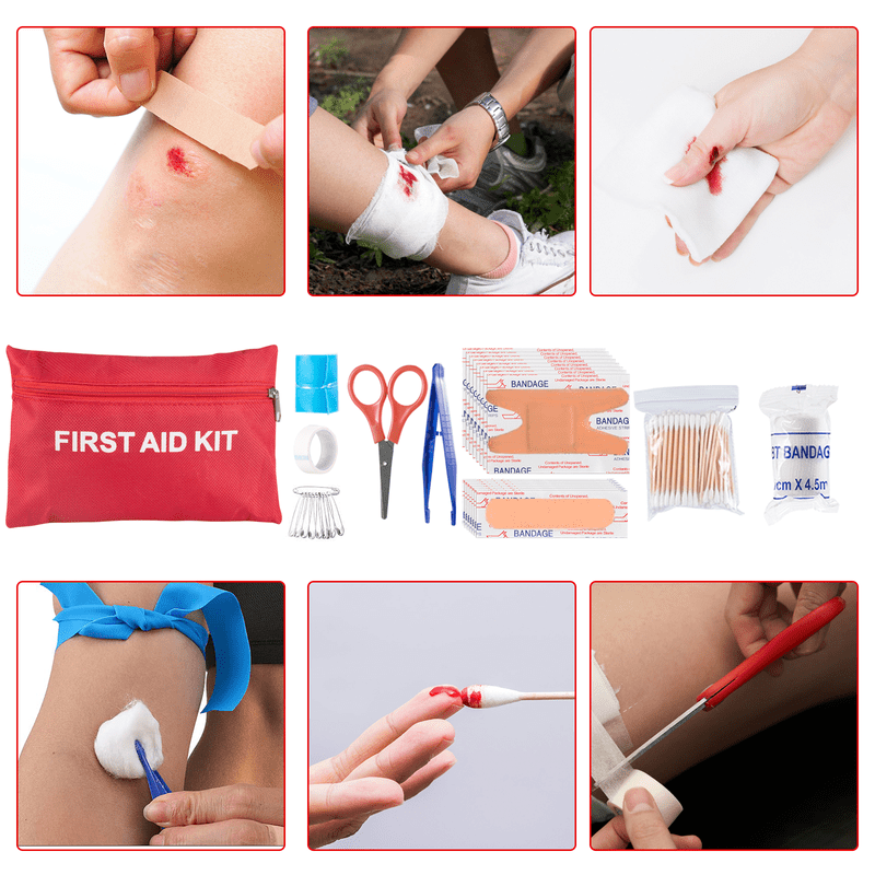 Emergency Survival Kit 250 Pieces with First Aid Supplies and Tactical Backpack