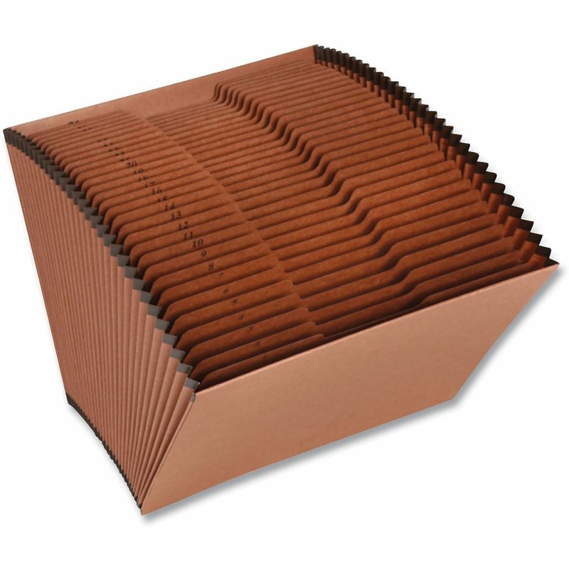 Expanding File Organizer with 31 Sections Letter Size Redrope - Pack Options Available