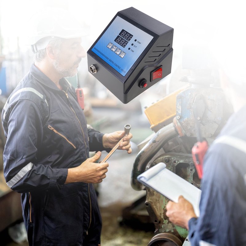 Digital Temperature Control Box 1300W for Heat Transfer Press Machines