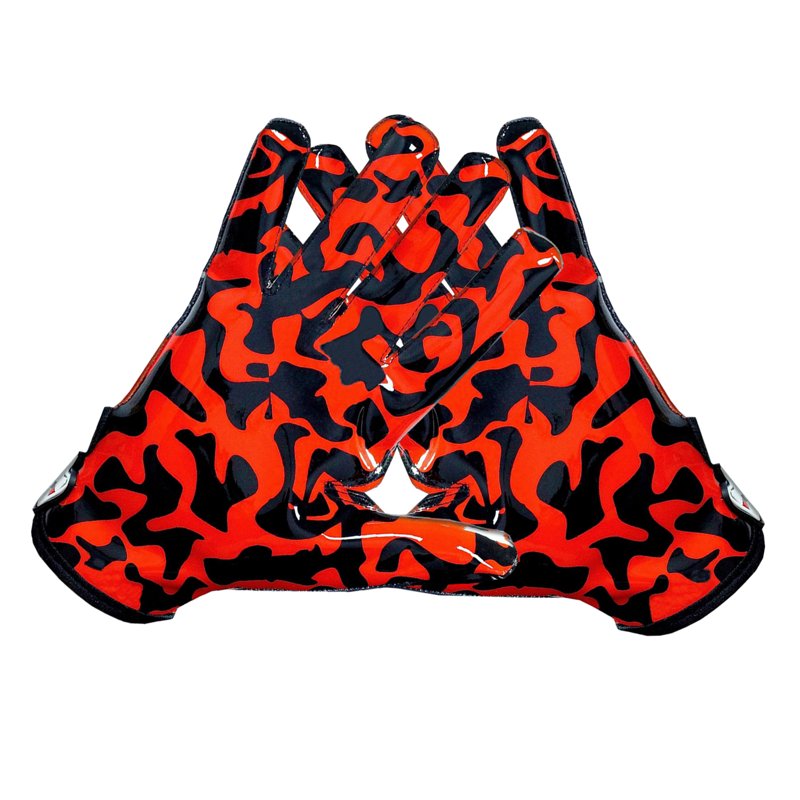 High Grip Football Receiver Gloves for Youth & Adults - Lupine Rage Villain 3.0