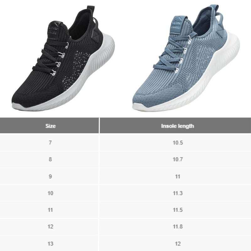 Lightweight Athletic Sneakers for Men - Casual Tennis Shoes