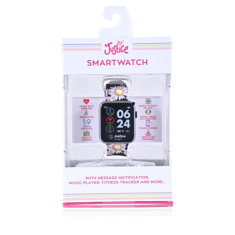 Tween Smart Watch with Daisy Strap - Fitness & Activity Tracker for Kids