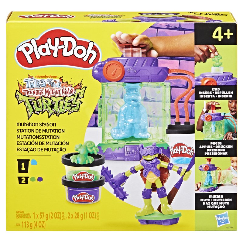 Teenage Mutant Ninja Turtles Play-Doh Mutation Station Arts & Crafts Toy Set for Kids 4+