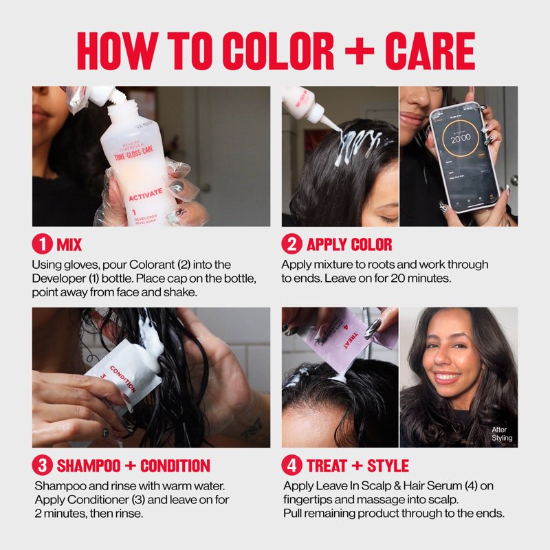 Demi-Permanent Hair Color with Shine & Care - Multiple Shades & Quantities