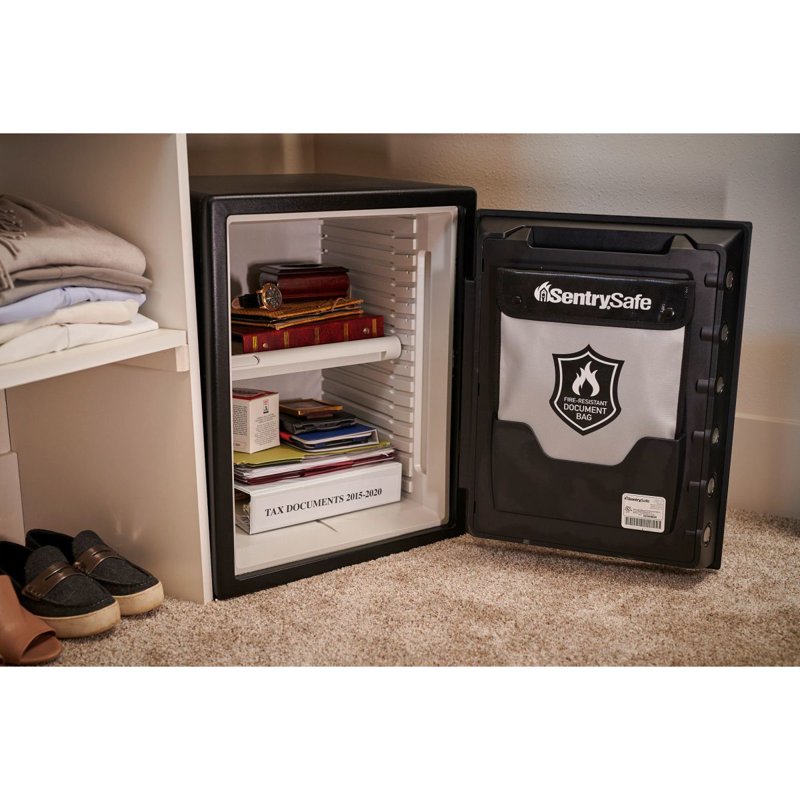 Fireproof Document Bag 15x11 Inches Fire & Water Resistant Safe Storage