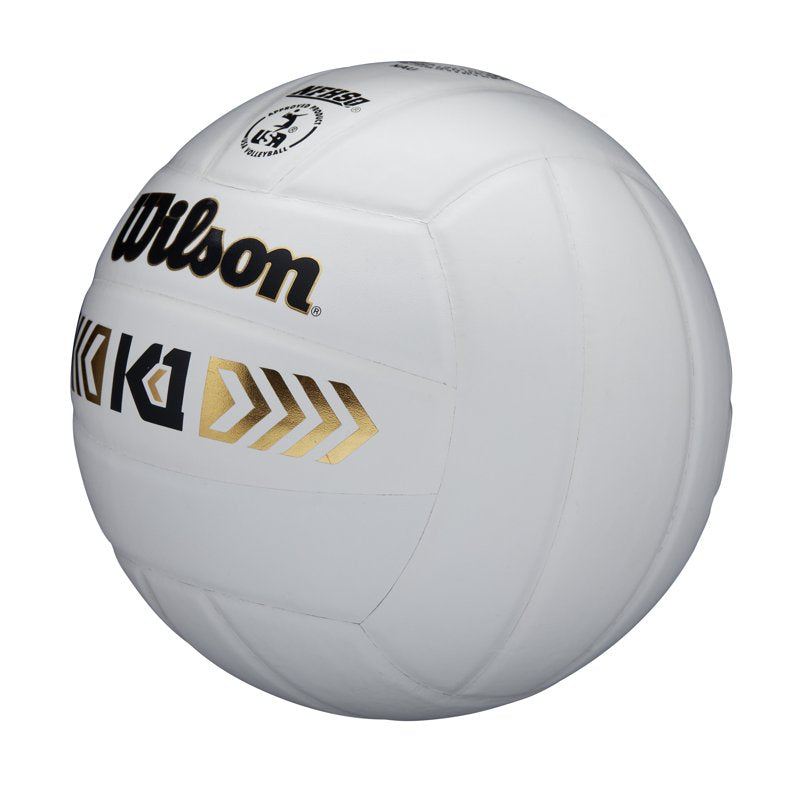 Wilson K1 Gold Volleyball - Official Size & Indoor Durability - All Colors