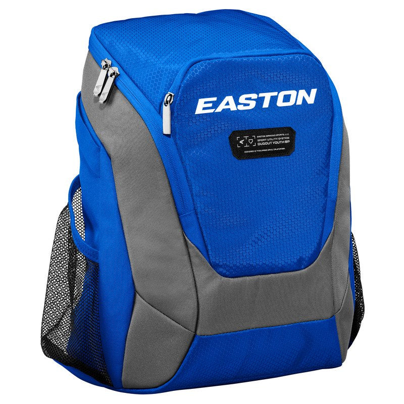 Youth Sports Backpack with Helmet & Water Bottle Pockets - Breathable Comfort