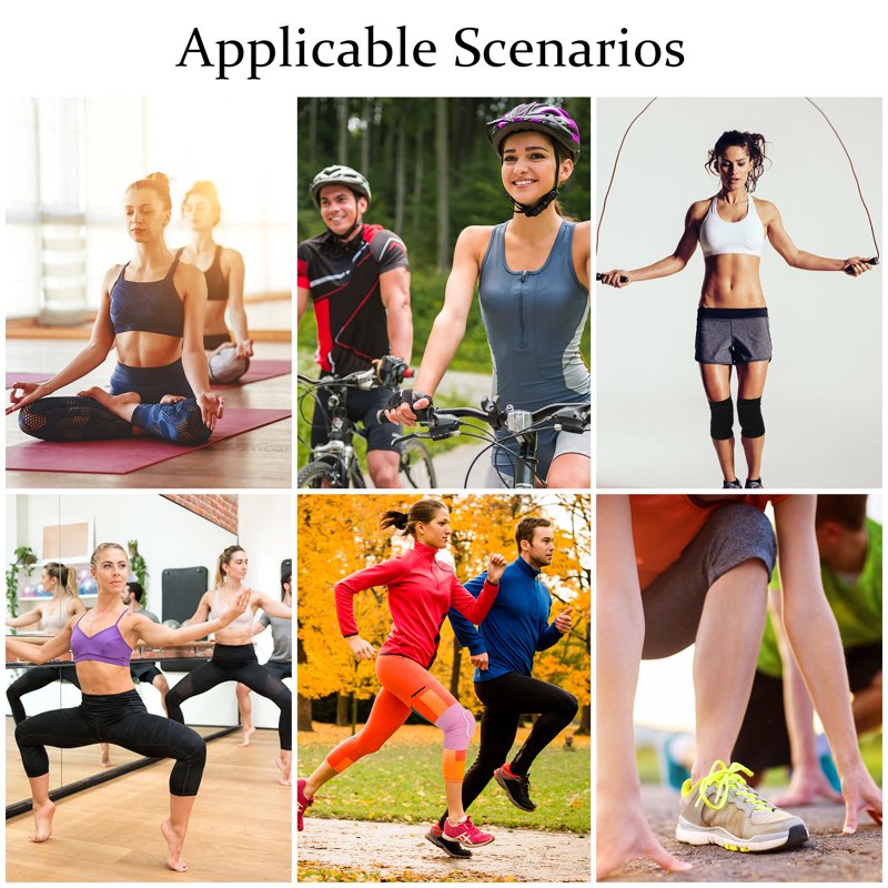 Breathable Stretch Knee Pads for Women - Support, Shock Absorption & Injury Prevention