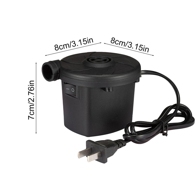 Portable Electric Air Pump for Inflatable Beds, Boats & Pools