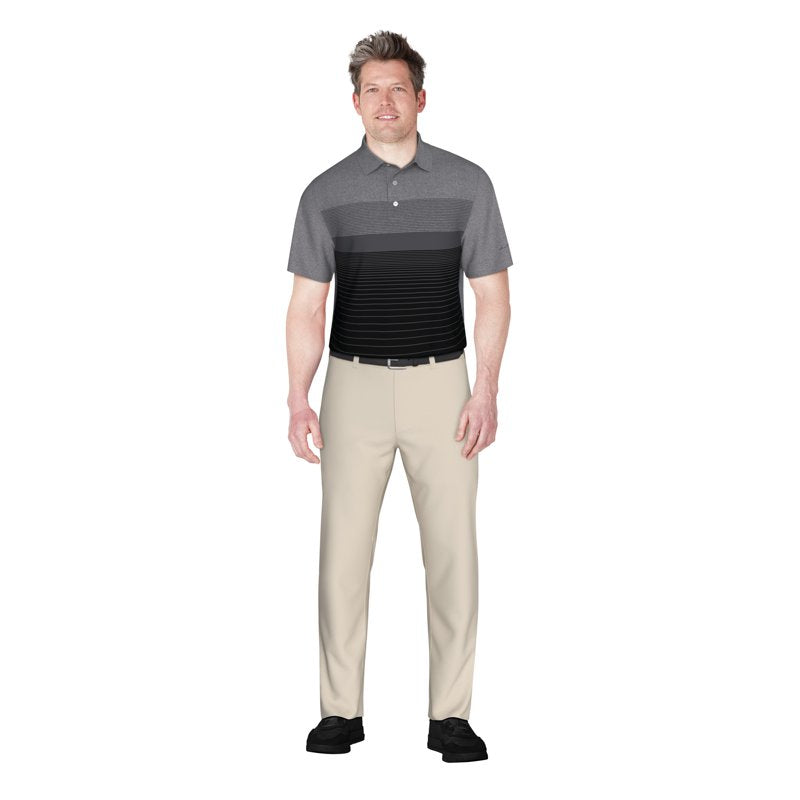 Men's Golf Polo Shirt with UV Protection & Moisture-Wicking Stretch