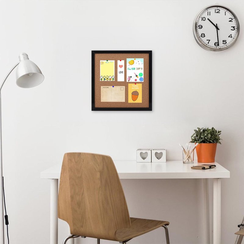 Wall Corkboard Tiles 12x12 Inch Bulletin Board for Office, School & Home