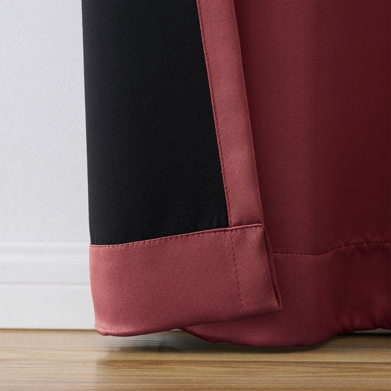 Blackout Curtain Panel Pair - Room Darkening Window Drapes, 30x95 Inches