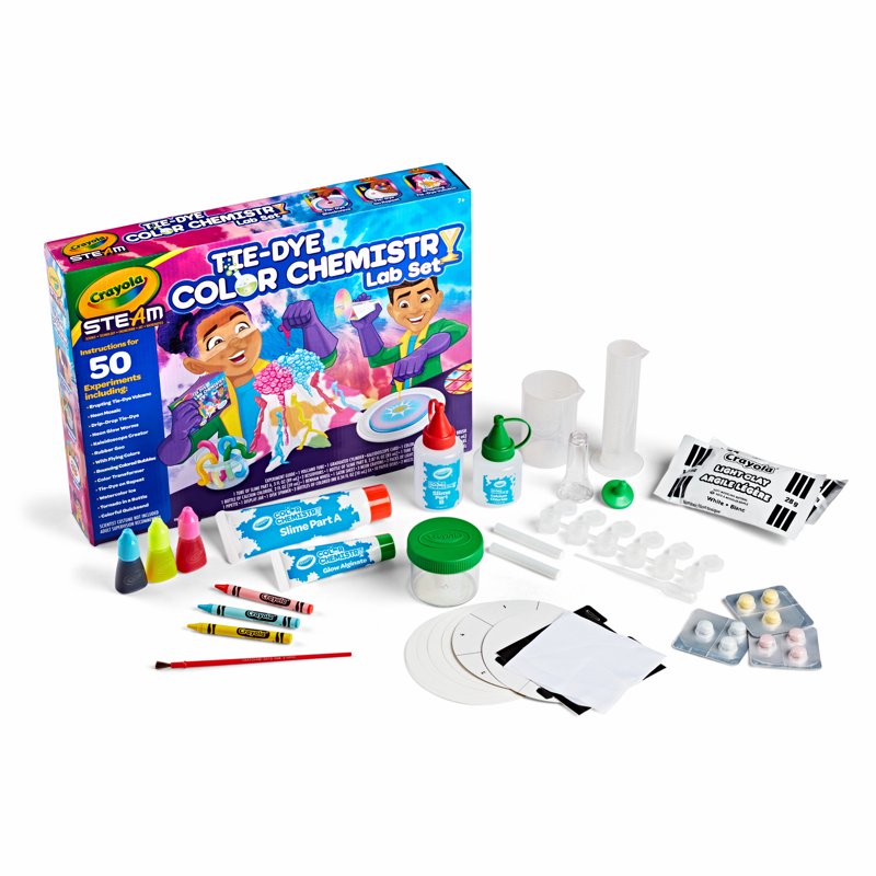 Kids Tie Dye Chemistry Set Educational Science Kit for Children 7+