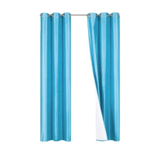 Blackout Window Curtain Panels - Room Darkening, Noise Reducing, Energy Efficient - 84 Inch Length