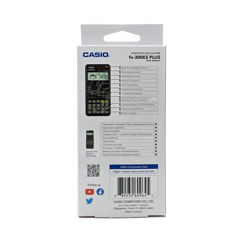 Scientific Calculator with 249 Math Functions, Natural Display for Students