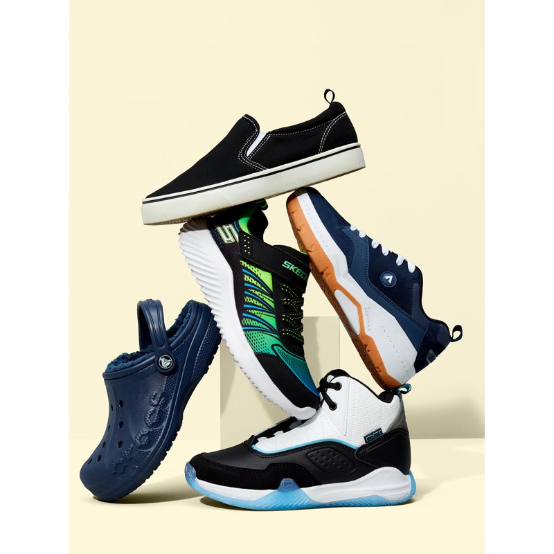 Kids Athletic Sneakers for Boys - Lace-up Indoor & Outdoor Shoes