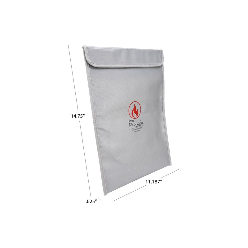 Fireproof Waterproof Document Bag - Fire & Water-Resistant Storage Pouch