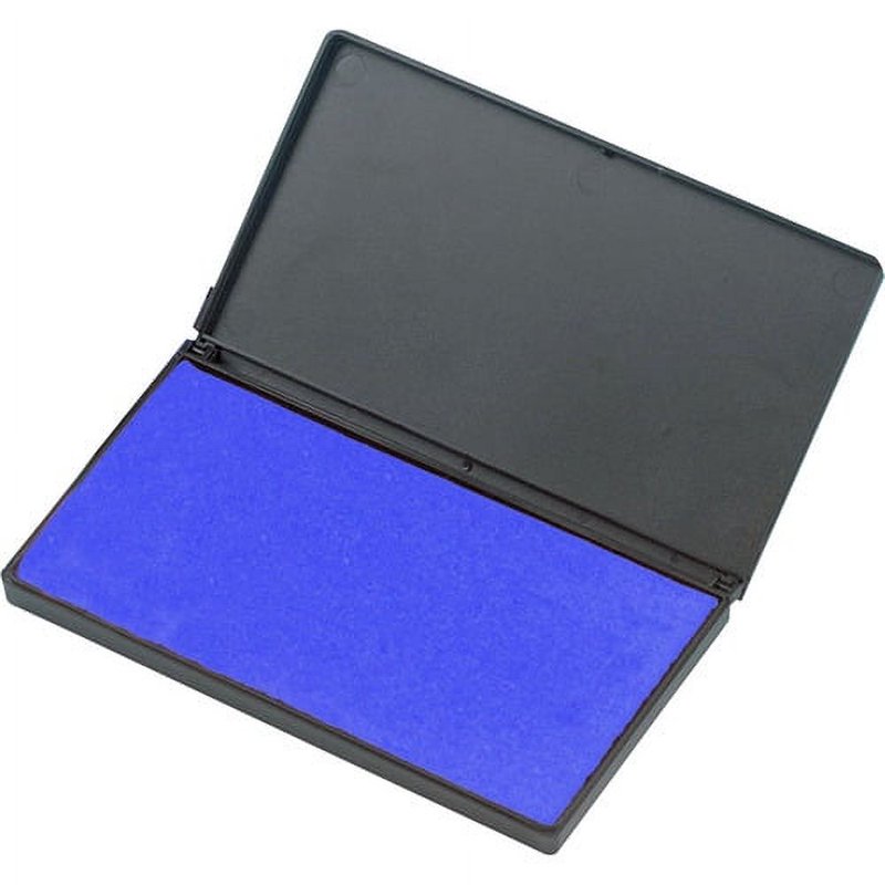 Foam Ink Pad - Blue, Re-inkable, 2.8x4.3 Inches for Art & Stamp Crafting