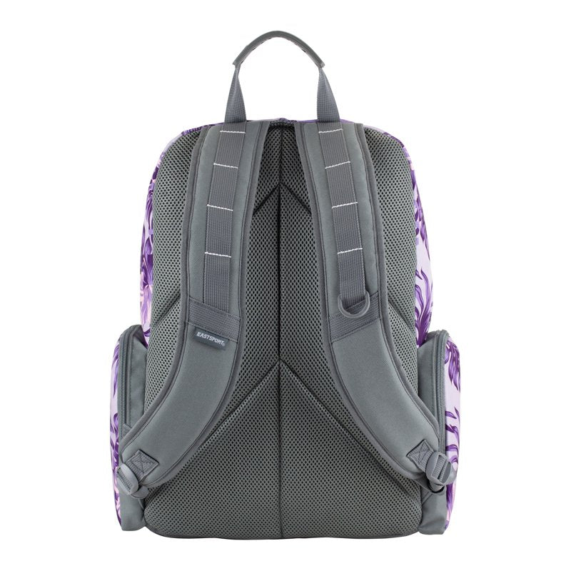 Expandable Recycled Polyester Laptop Backpack with Tech Sleeve & Water-Resistant Bottom