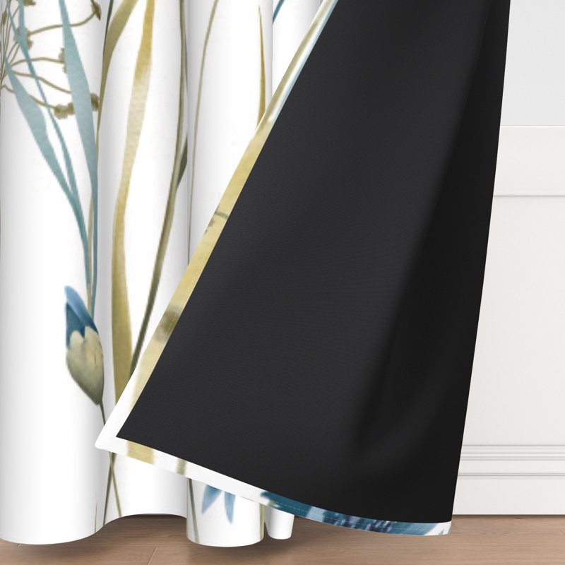 Blackout Window Curtains Grommet Top 2 Panels - Boho Style for Bedroom & Living Room