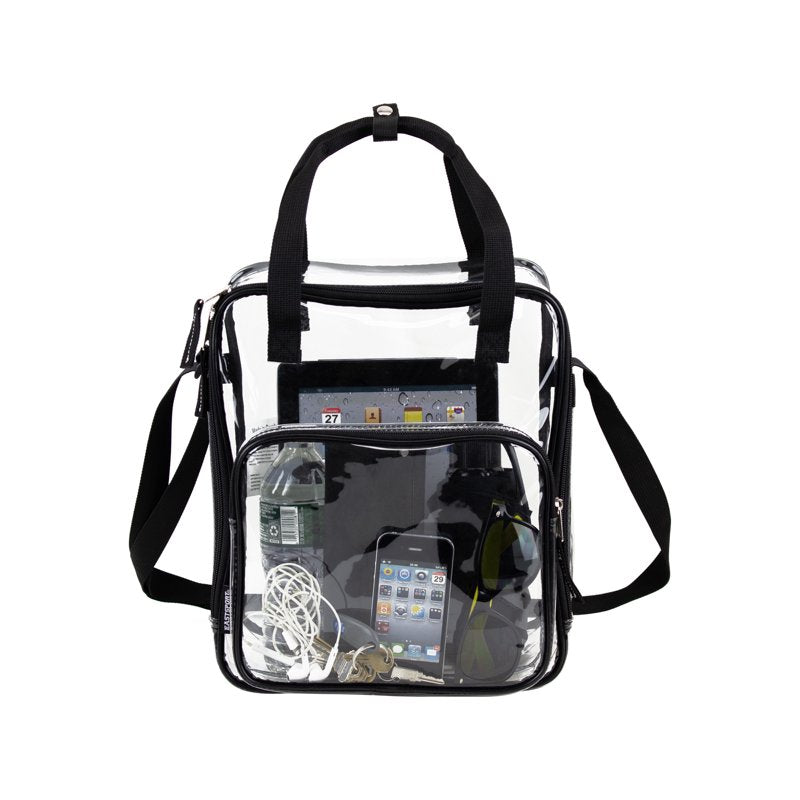 Clear Double Handle Stadium Approved Tote Bag - Unisex Reusable Shopping Bag