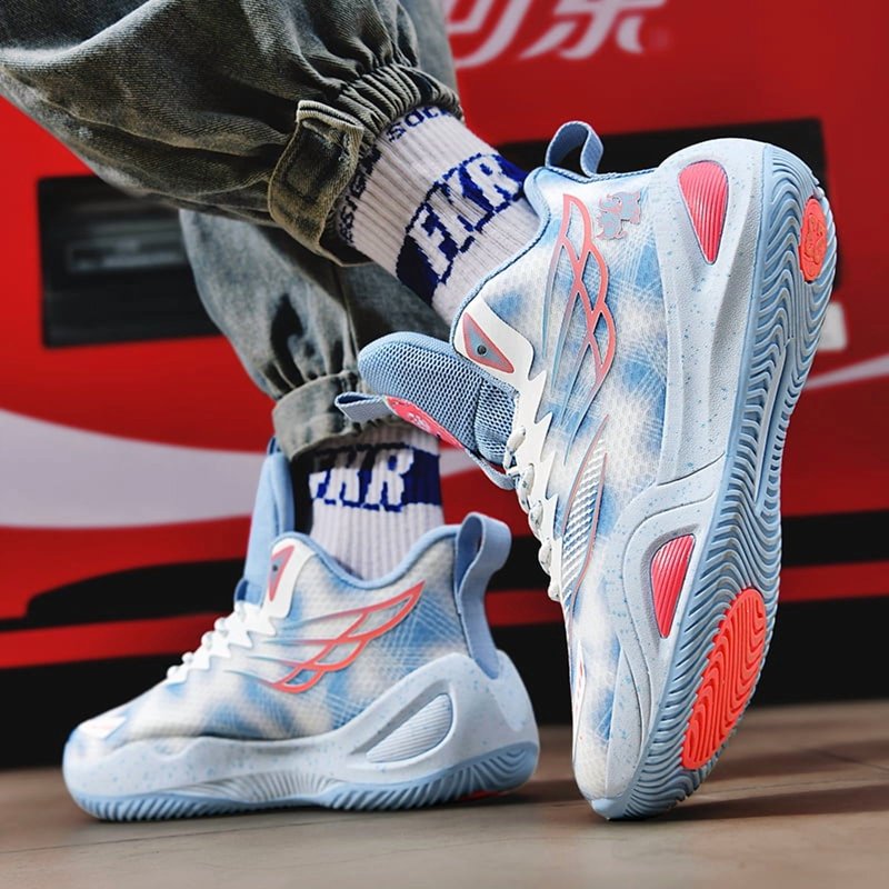 Breathable Non-Slip Basketball Shoes for Men and Women - Outdoor Sports Sneakers