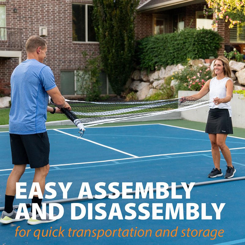 Lifetime 22ft Pro Pickleball Net Set with 4 Paddles and Balls - Outdoor Indoor