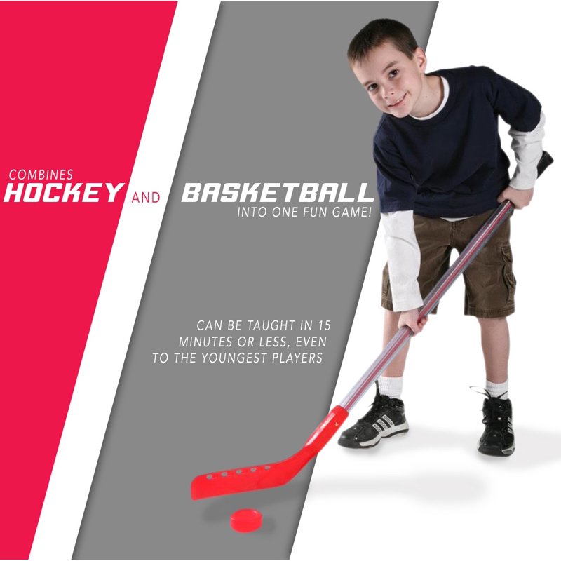 Kids Hockey Sticks Set - 15 Standard 36-Inch Elementary Shafts