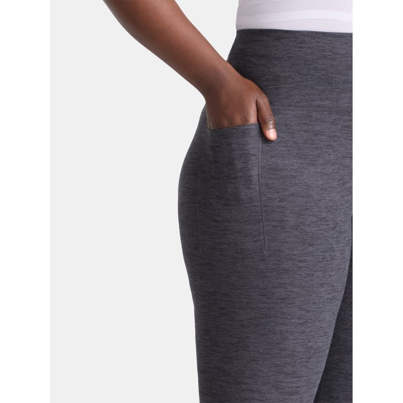 Women's Plus ButterCore Full-Length Leggings with Pockets - Moisture-Wicking Activewear